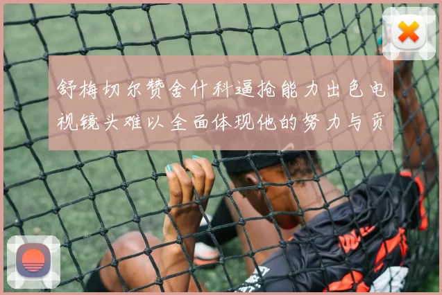 舒梅切尔赞舍什科逼抢能力出色电视镜头难以全面体现他的努力与贡献
